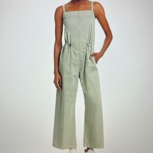 New! Pistola Adela Wide Leg Sleeveless Jumpsuit in Bluff Size Large NWT